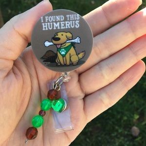 I find this Humerus Dog Retractable Badge Holder